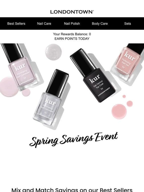 Spring Savings Event – 2 for $30!
