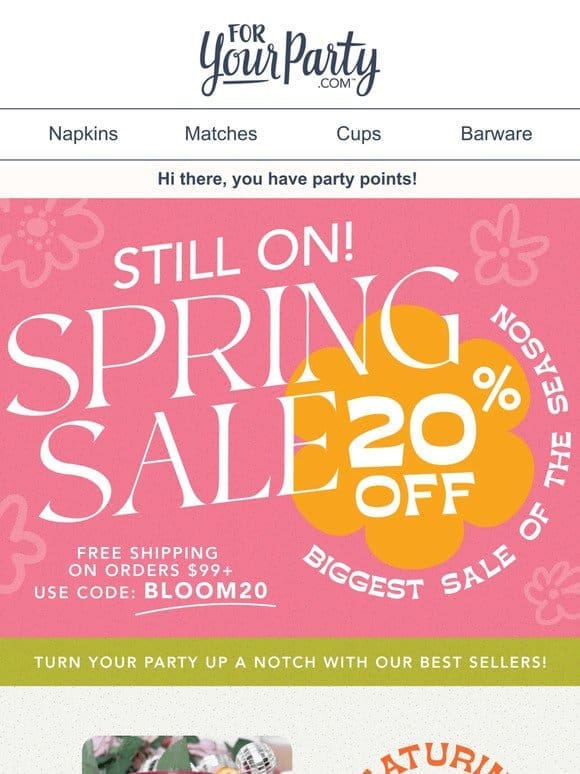 Spring Savings Galore!