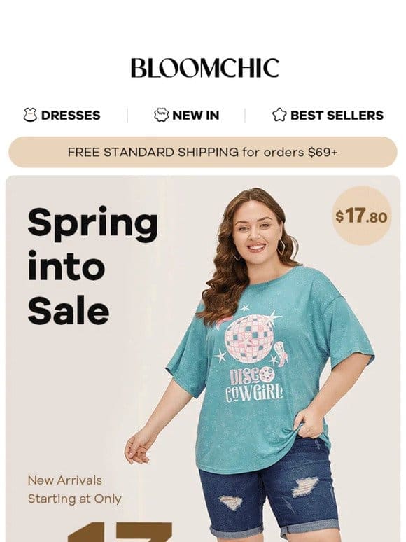 Spring Savings: New Styles from $13