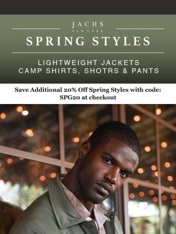 Spring Styles! Up to 60% Off + Extra 20% Off