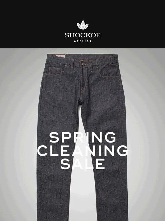 Spring cleaning sale is here!