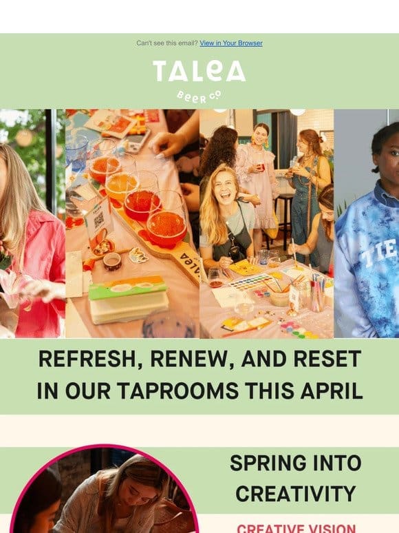 Spring into April with TALEA  ‍♀️