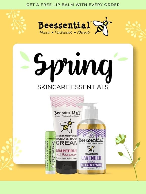 Spring into Skincare with Beessential
