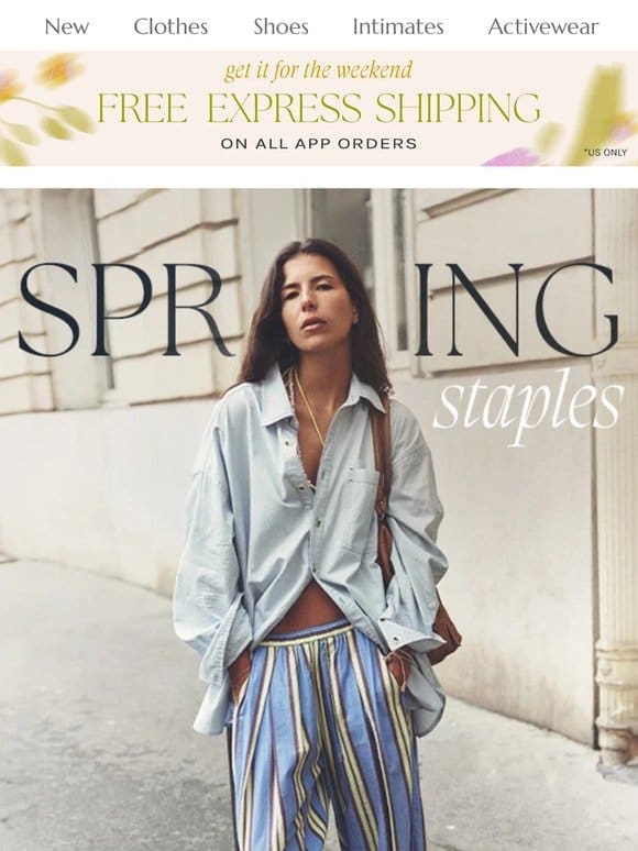 Spring staple: STRIPED pants