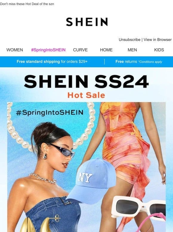 #SpringIntoSHEIN | The Last Call for SHEIN SS24 Collection!