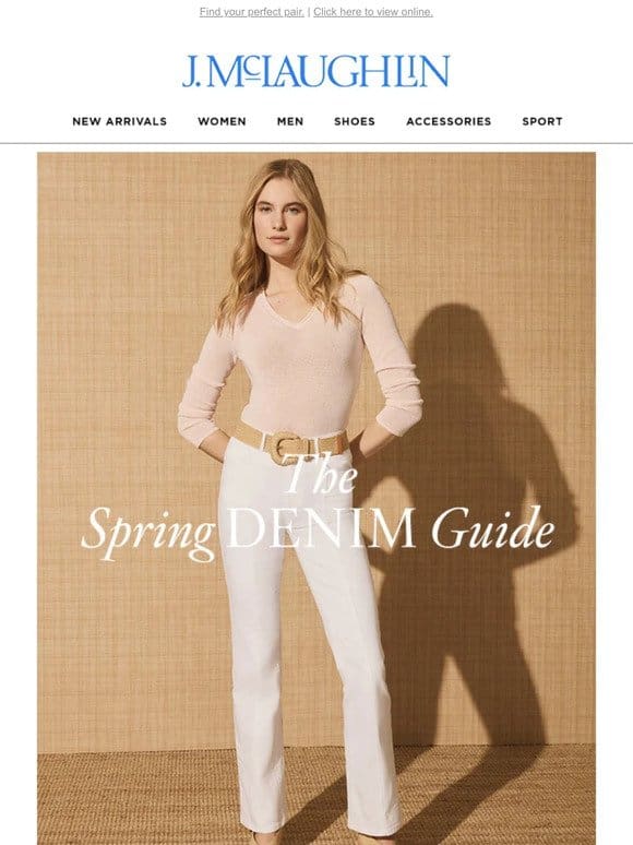 Spring’s Essentials: The Denim Guide
