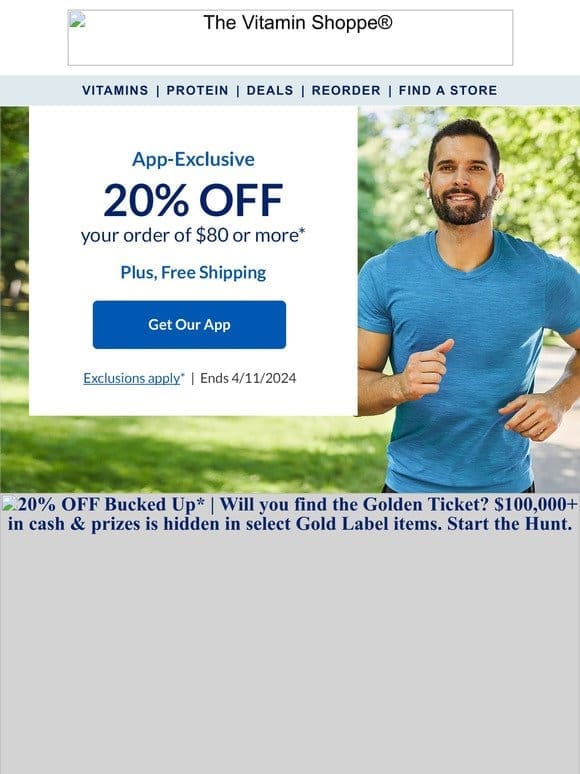 Sprint to our app   Save 20%
