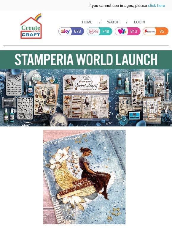 Stamperia WORLD LAUNCH with Brand New Exciting products