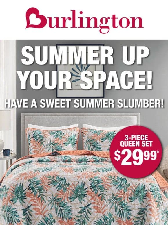 Starting at $9.99: Refresh your home for summer!
