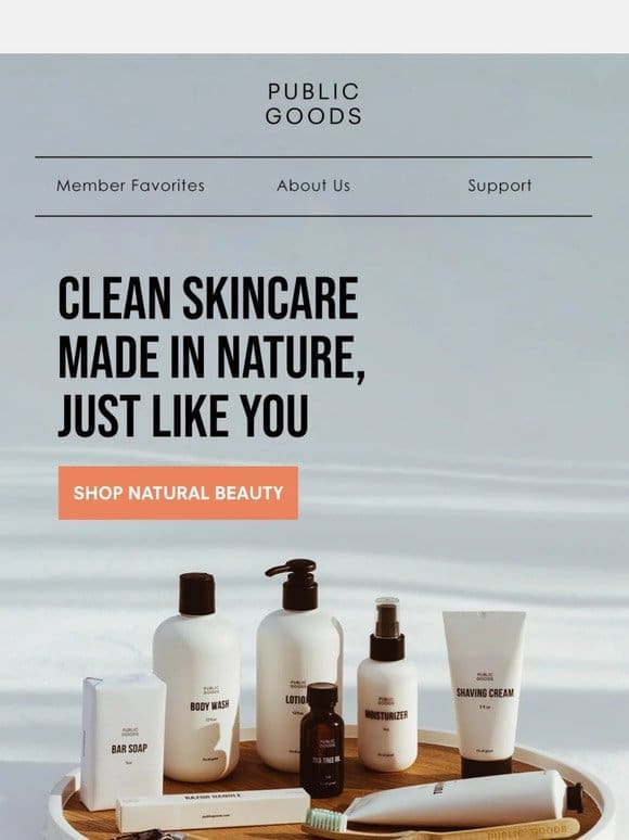 Stay forever fresh with natural skincare
