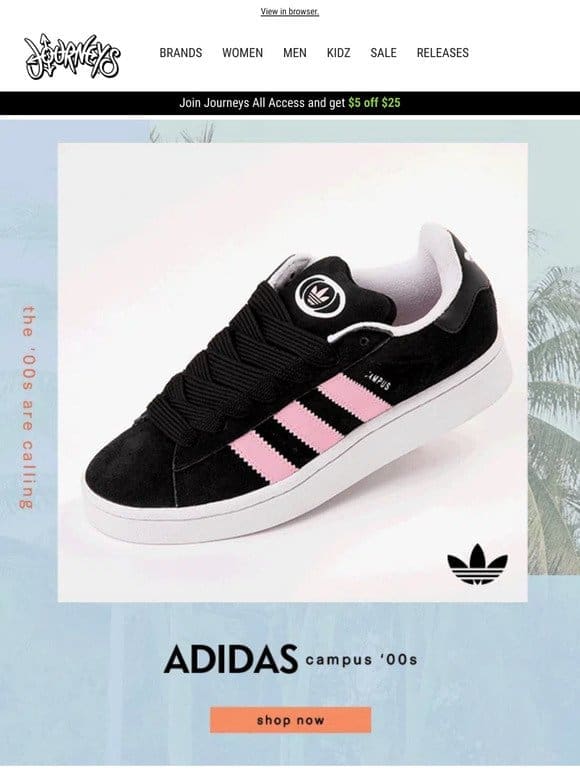 Stay in your trendy era with adidas