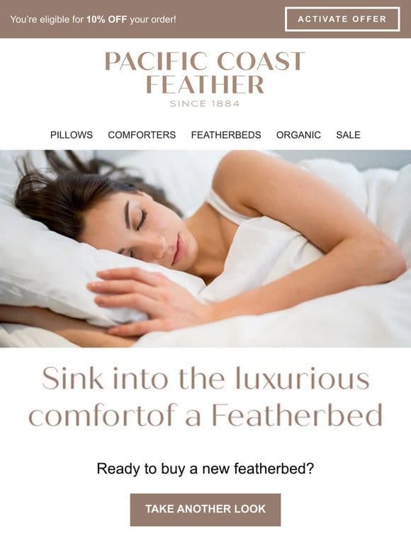 Still looking for featherbeds?