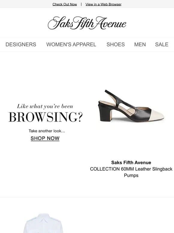 Still thinking about your Saks Fifth Avenue item & more