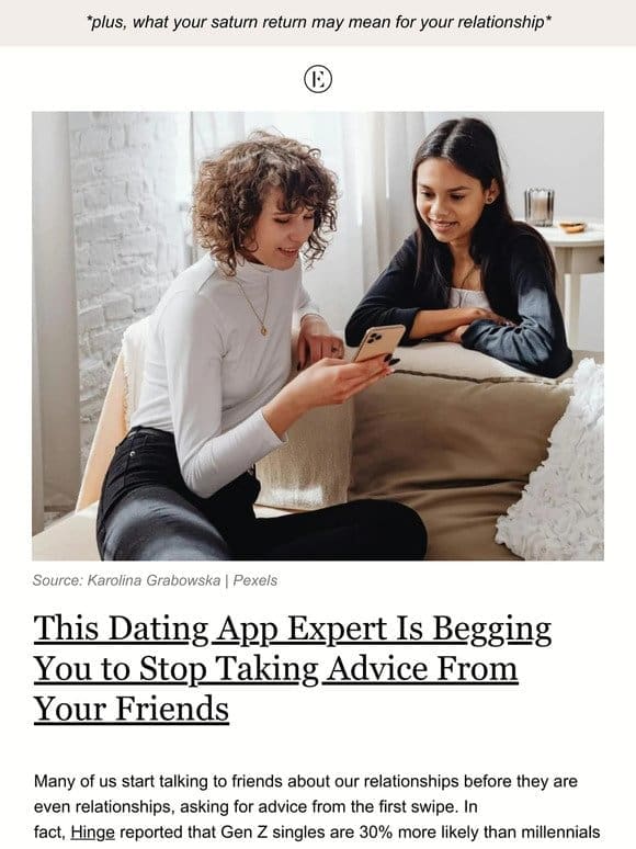 Stop Taking Dating Advice From Your Friends—Here’s Why