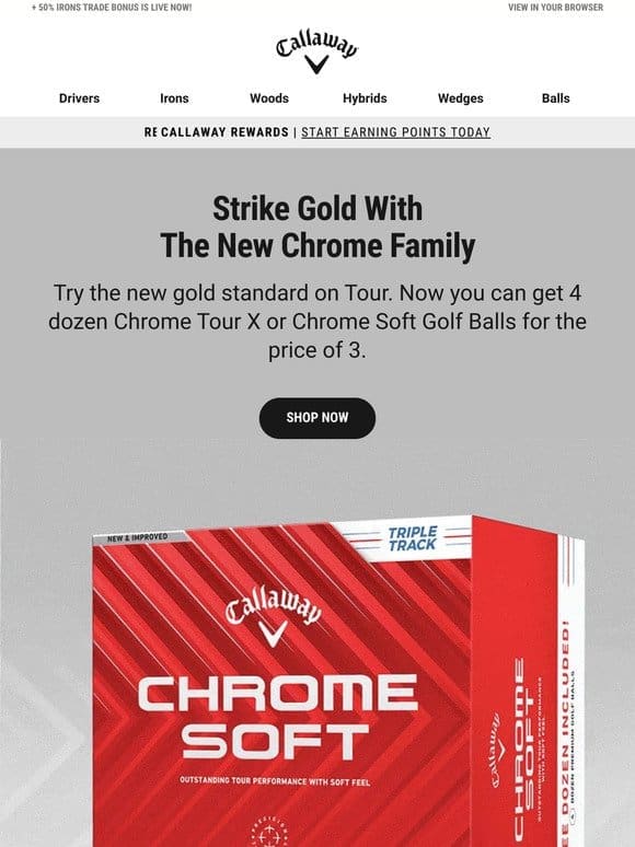 Strike Gold With The New Chrome Family