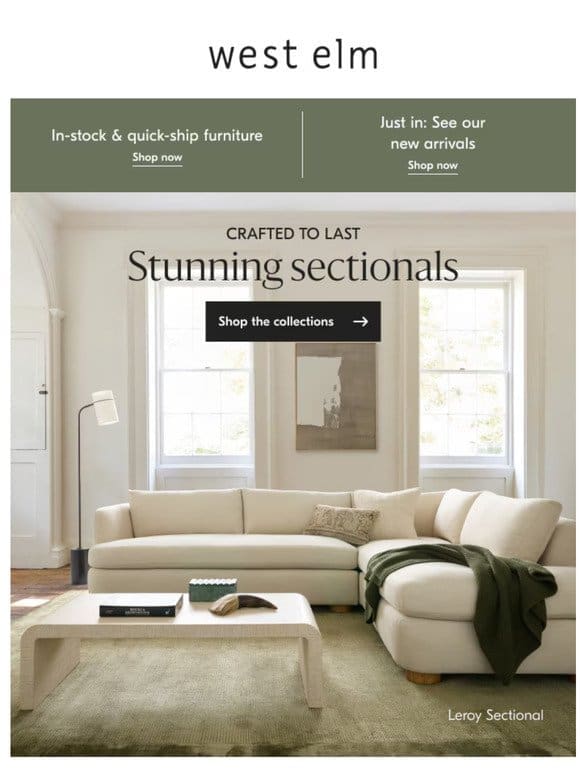 Stunning sectionals for every style