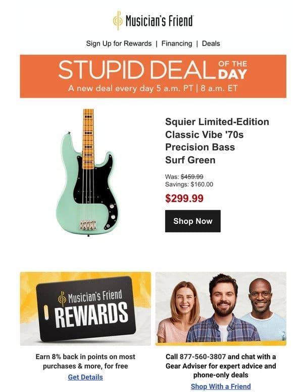 Stupid Deal of the Day now available!