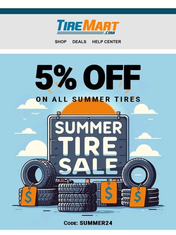 Summer Tire Sale Ending Soon