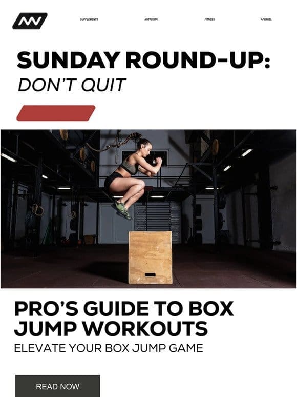 Sunday Round-Up: Don’t Quit!