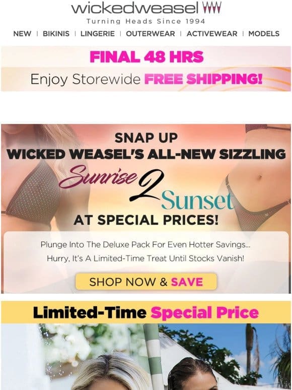 Sunrise 2 Sunset   Special Prices， Limited Time Only!