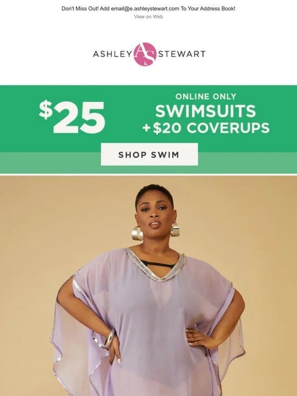 Swimwear starting at $20!!!