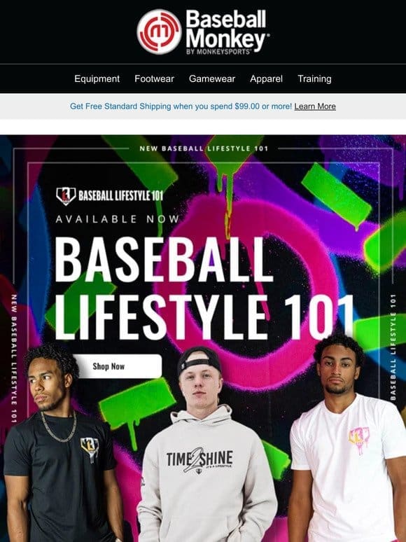 Swing for the Fences: Get Your Hands on Baseball Lifestyle 101 Apparel!