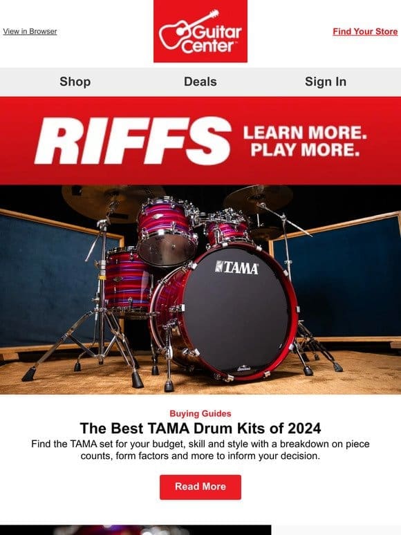 TAMA fans， this one’s for you