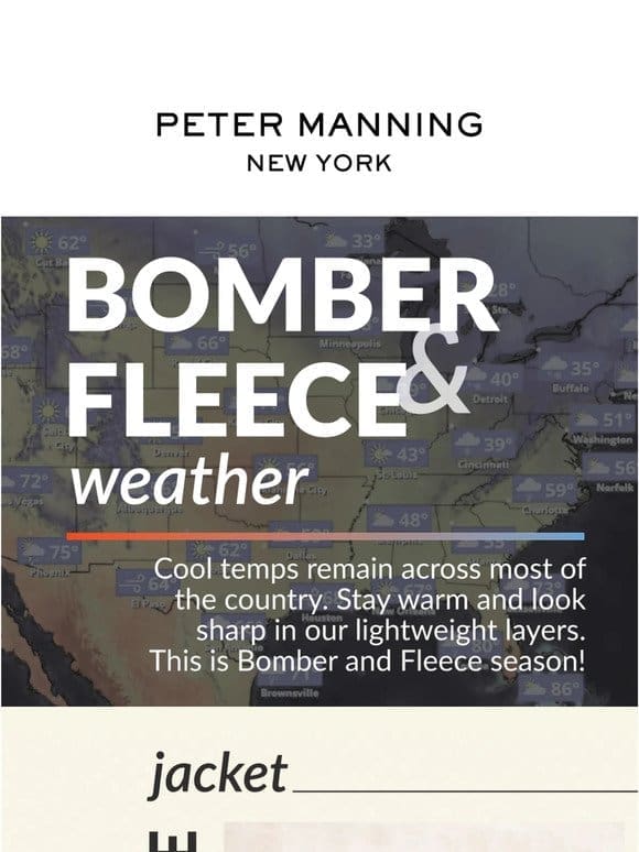 THIS IS: Bomber and Fleece Weather