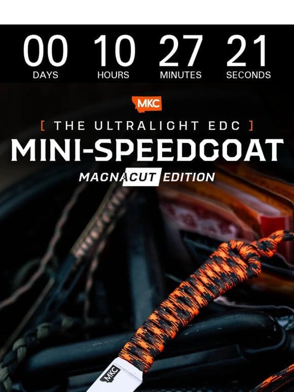 TONIGHT – The Magnacut Mini-Speedgoat is BACK!