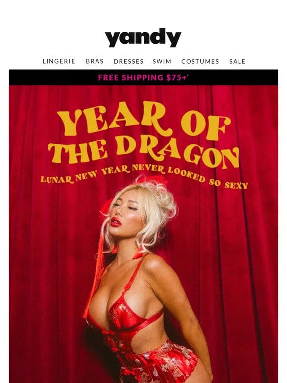 TRENDING NOW: Year of the Dragon Lingerie