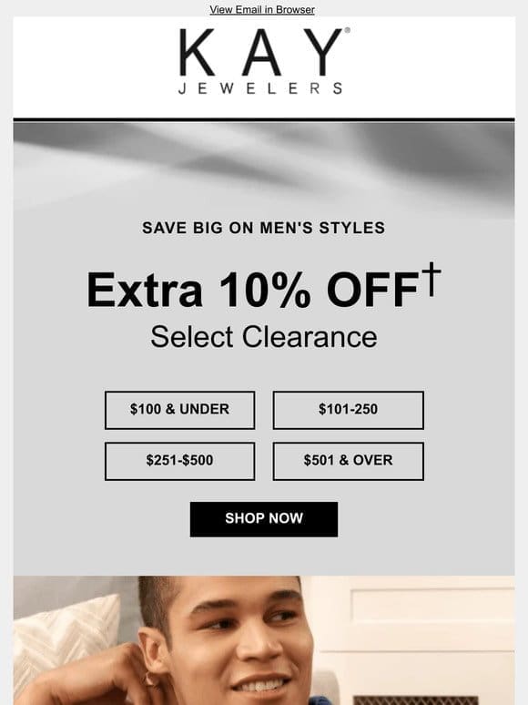 Take an Extra 10% OFF Select Clearance❗