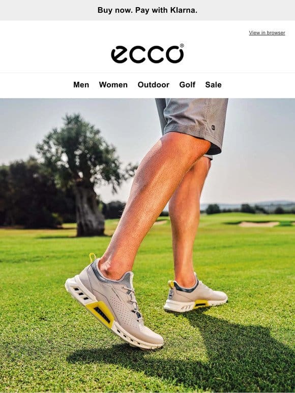 Tee off in our latest innovations