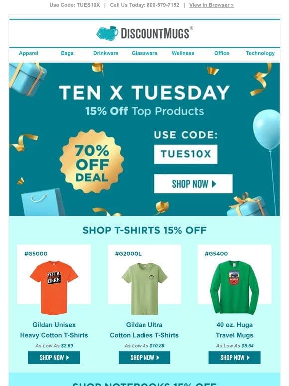 Ten Deals (10x) Tuesday | Plus: One Epic 70% Off Deal