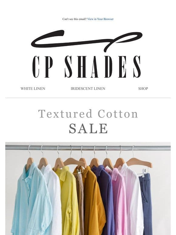 Textured Cotton Sale! – 1/3 % OFF