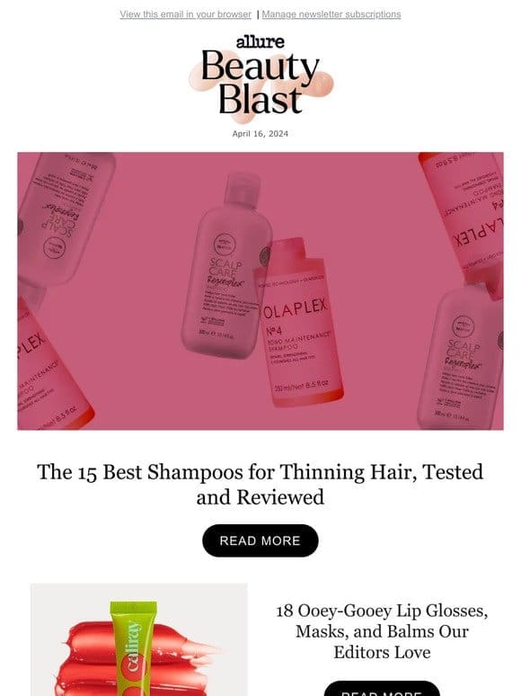 The 15 Best Shampoos for Thinning Hair， Tested and Reviewed