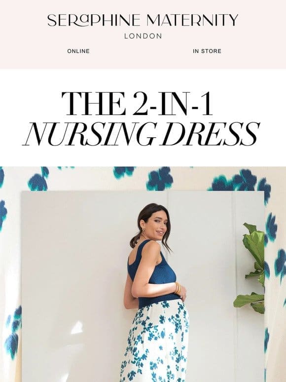 The 2-in-1 nursing dress