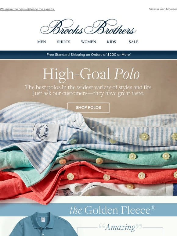The 3 polos every guy needs