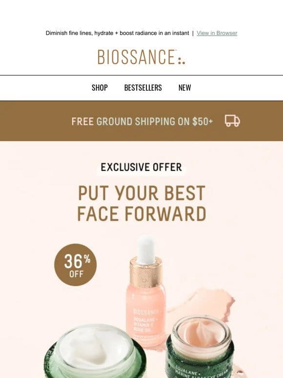 The BEST of Biossance—now 36% off