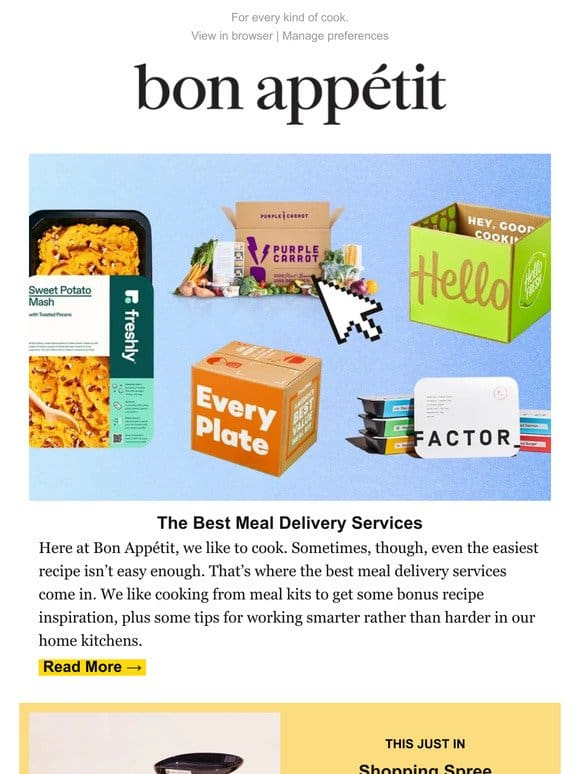 The Best Meal Delivery Services
