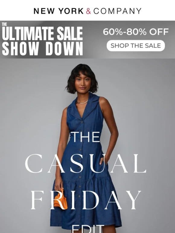 The Casual Friday Edit✨ 60%-80% Off!