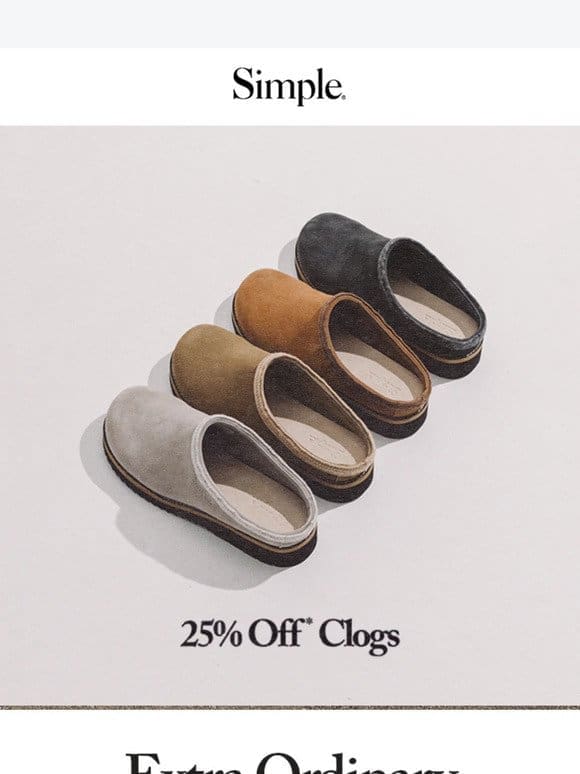 The Clog Blowout   25% OFF*