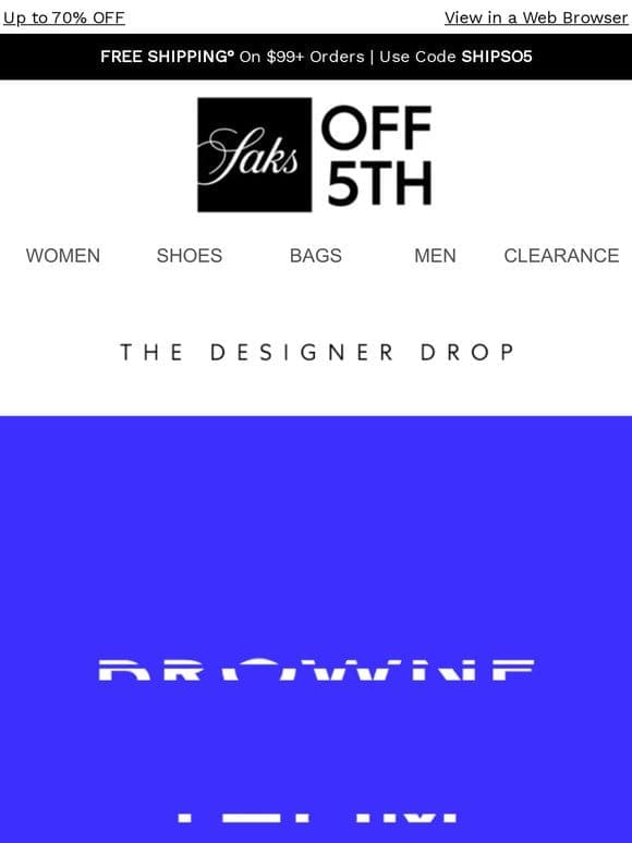 The Designer Drop: Thom Browne