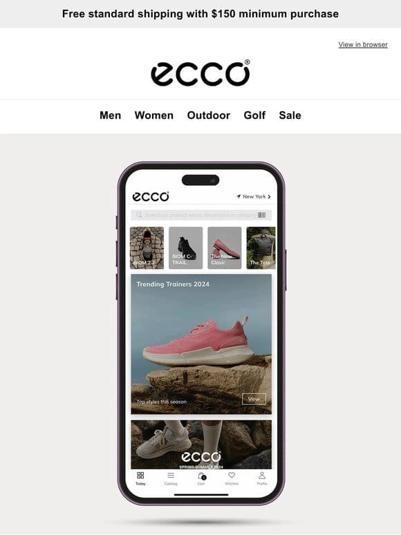 The ECCO mobile app is here