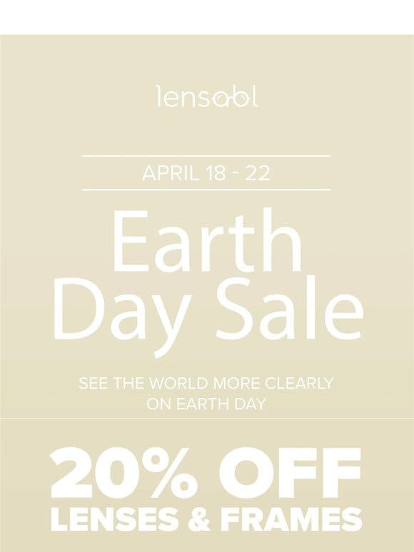 The Earth Day Sale You Don’t Want to Miss!