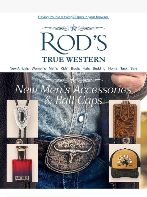 The Finishing Touches You Need: New Men’s Western Accessories
