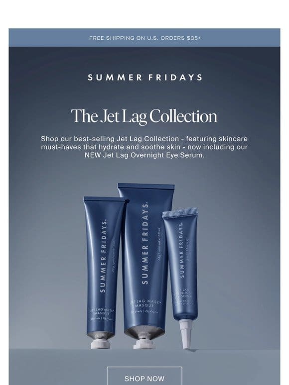 The Iconic Jet Lag Collection