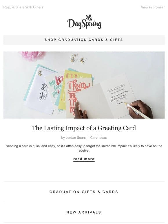 The Lasting Impact of a Greeting Card