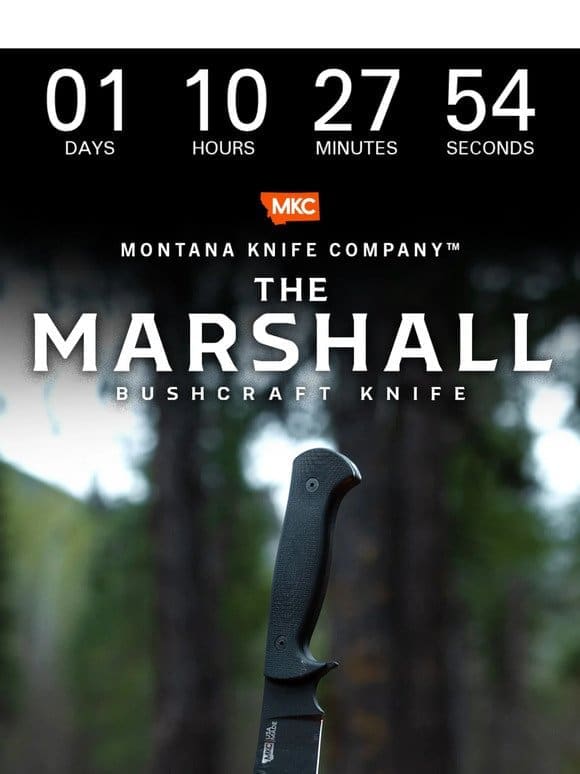 The Marshall Bushcraft Knife Drops Tomorrow!