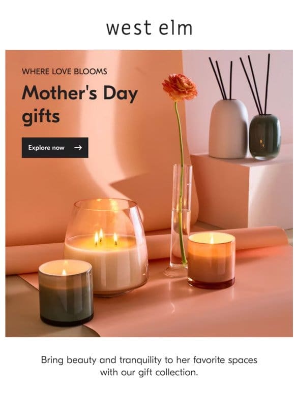 The Mother’s Day gift shop is open