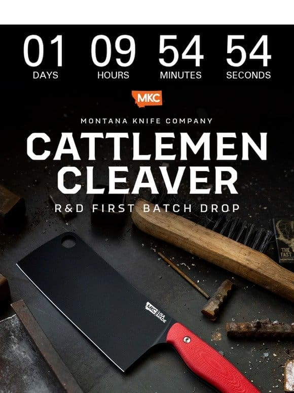 The NEW Cattlemen Cleaver Arrives Tomorrow!